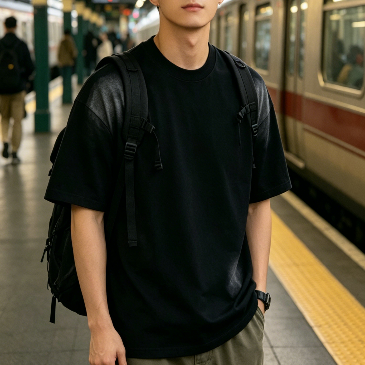 Bleach Splash Oversized Streetwear Tee 250GSM - 300GSM Vintage Oversized Tee Blank