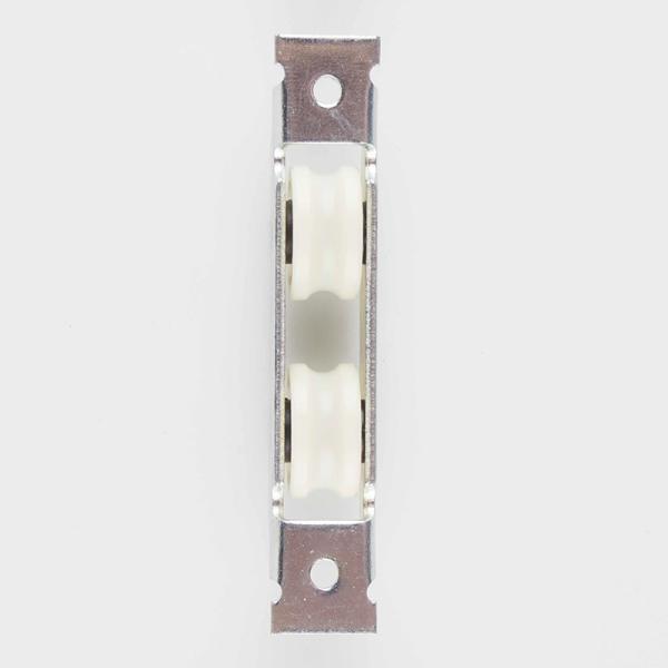 Iron Material Double Roller Aluminum Sliding Window Wheels for UPVC Windows Groove