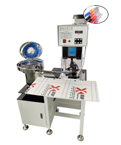 Poderosa máquina de inserción de tubos de terminales de alambre pre-aislados