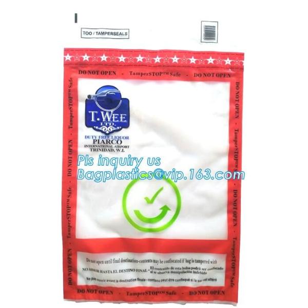 Tamper Proof Deposit Bags bank cash bag security safety deposit bag, Deposit security tamper evident bank cash bag, pac