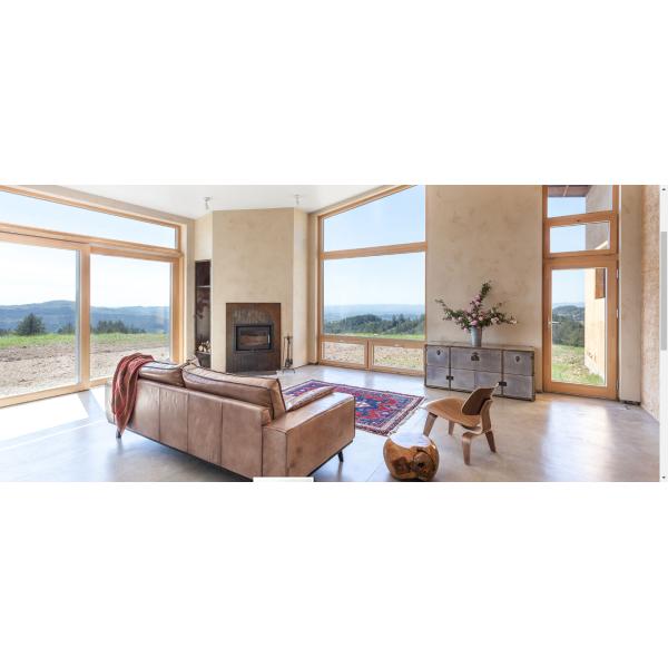 Энергосберегающая алюминиевая одетая древесина Windows Анти--формируя с немецким оборудованием