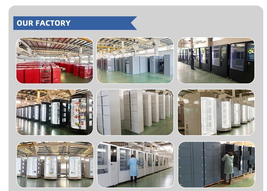 22 Inch Touchscreen Flower Vending Machine with Contactless Payment and Refrigeration Humidifier System