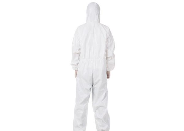 Antivirus Disposable Protective Coveralls Against Germs Lightweight Design