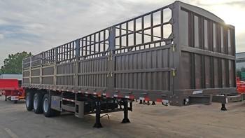 High-Performance Fence Semi Trailer For Secure Transport Of Livestock Animals And Heavy Load