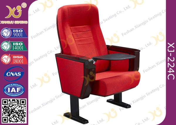 Special Design Iron Leg Auditorium Theatre Chair With Aluminum Alloy ABS Folding Table