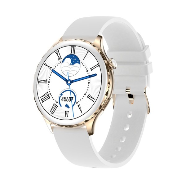 Support OEM & ODM | Retro Roman Dial Ladies Smart Watch with BT5.1 Bluetooth Call IP67 Waterproof and 1.32-inch IPS Screen