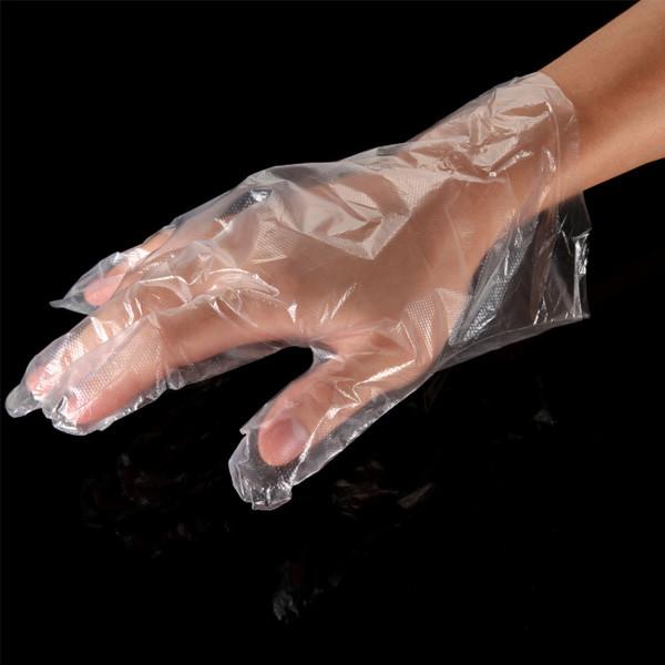 Disposable Food Prep Gloves Clear Safety PE Gloves For Kitchen Cooking Food Handling Hair Dying Cleaning