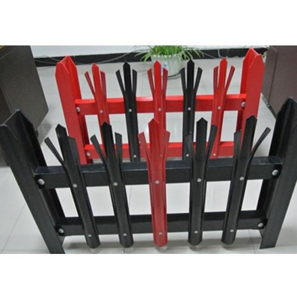 W / D Galvanized Steel Picket Bar Fence , Railings Palisade Fencing And Gates