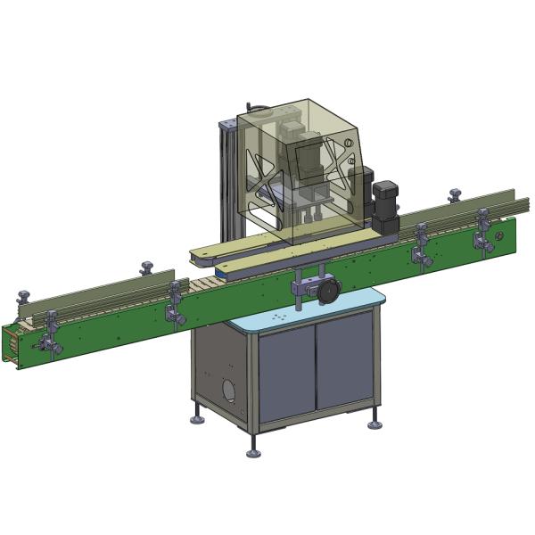 Increase Productivity With Automated Cap Sealing Machine By Four Wheel Capping