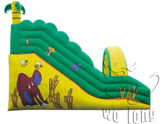 cheap commercial Afric forest inflatable slide