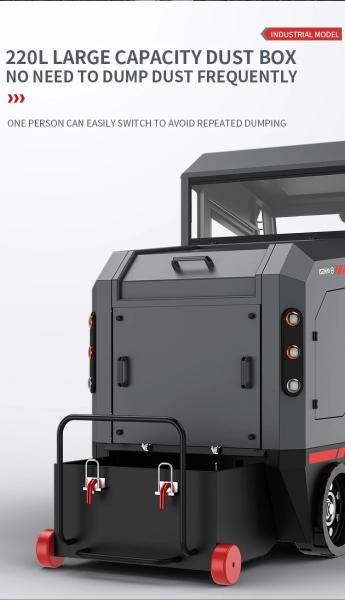 YZ-S12 Máquina de varredura de chão industrial totalmente fechada