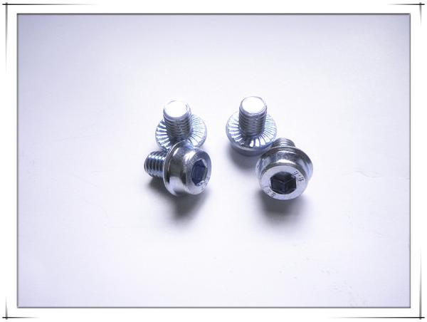 Special DIN251cheese head hex socket flange screw for elevator