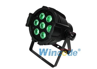DMX DJ DiscoLED Light 7×10W RGBWA 5 em 1 LED Par Light