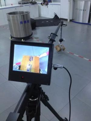 Tripé ajustável do manipulador telescópico robótico do EOD com apoio da roda