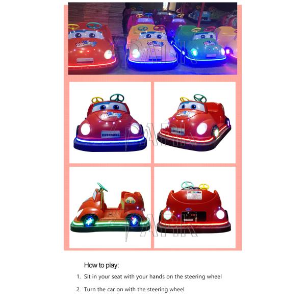 Amusement Rides Kids Super Beetles Bumper Car Battery Powered CE Certificate