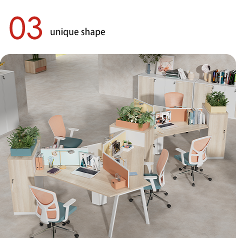 Myidea Grandes armoires de rangement, bureaux, écrans, bureaux et chaises du personnel, jumelés à des bureaux d'ordinateur et meubles de bureau pour plusieurs personnes