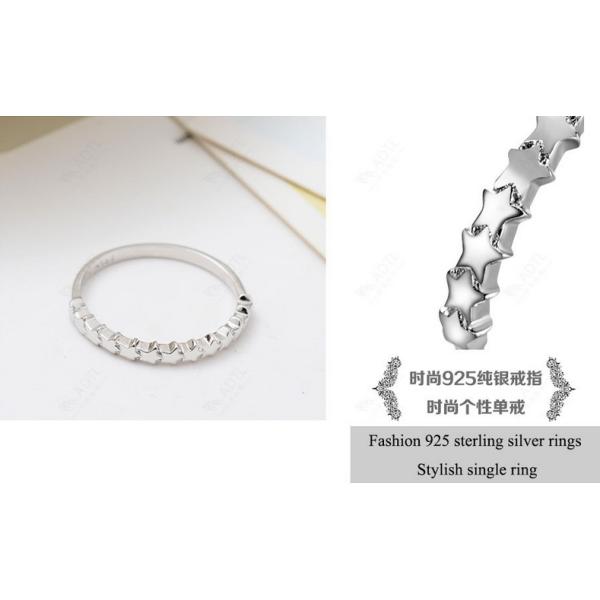 S925 sterling silver jewelry new alternative Pentagram Ring