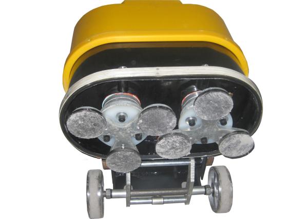 Double Discs Manual Floor Polishing Machine , Stone Concrete Floor Grinder