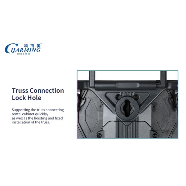 E Series 4K 3840Hz 500x1000mm P3.91 LED Screen Quick Connection Truss