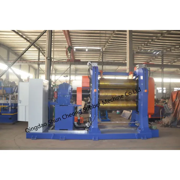 Long Life Four Roll Rubber Sheet Calendering Plant