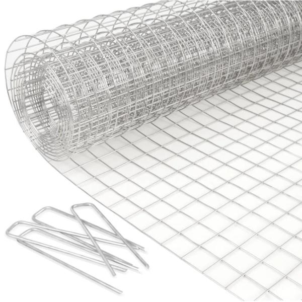 New Type Top Sale Anti-corrosion 4X4 Galvanized Wire Mesh Rolls 3.7-50m Length Welded Wire Mesh For Concrete