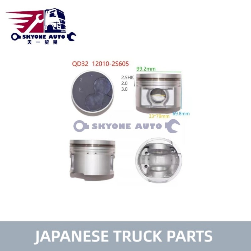 Japanese Truck Parts Engine Piston 12010-2S605 12010-2S615 For NISSAN 3.2LTR QD32T Turck OEM 12010-2S605 12010-2S615