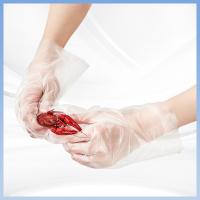 O óleo impermeabiliza luvas claras estéreis do serviço de alimentação das luvas descartáveis do PE
