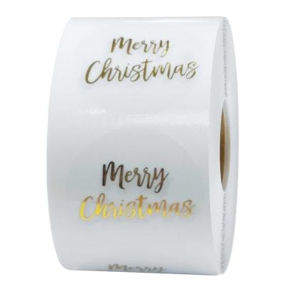 Gold Foil Transparent Sticker Label , Custom Vinyl Stickers For Water Bottles