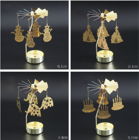 Decorative 26g H12cm Metal Modern Candle Holder