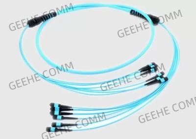 Câble de fibre de la canalisation verticale OFNR 2.0mm 1m MPO de mode unitaire