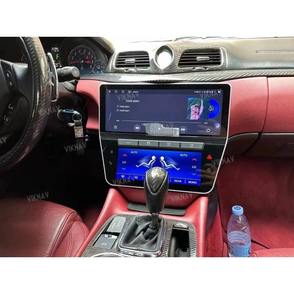 12.3дюймовое авторадио Для 2007-2015 Мазерати GT GC GranTurismo Мультимедийный проигрыватель GPS навигация 4G BT Wifi беспроводная Carplay