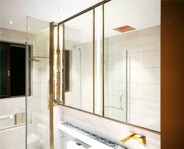 stainless steel metal wall panels trimmings U channel shape with black or gold color for wall decoration