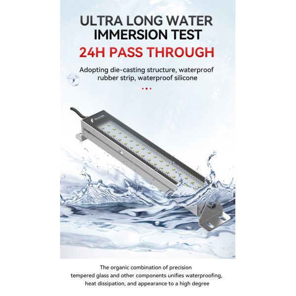 Personnaliser la lampe de travail pour machine-outil, lampe LED industrielle antidéflagrante 24V