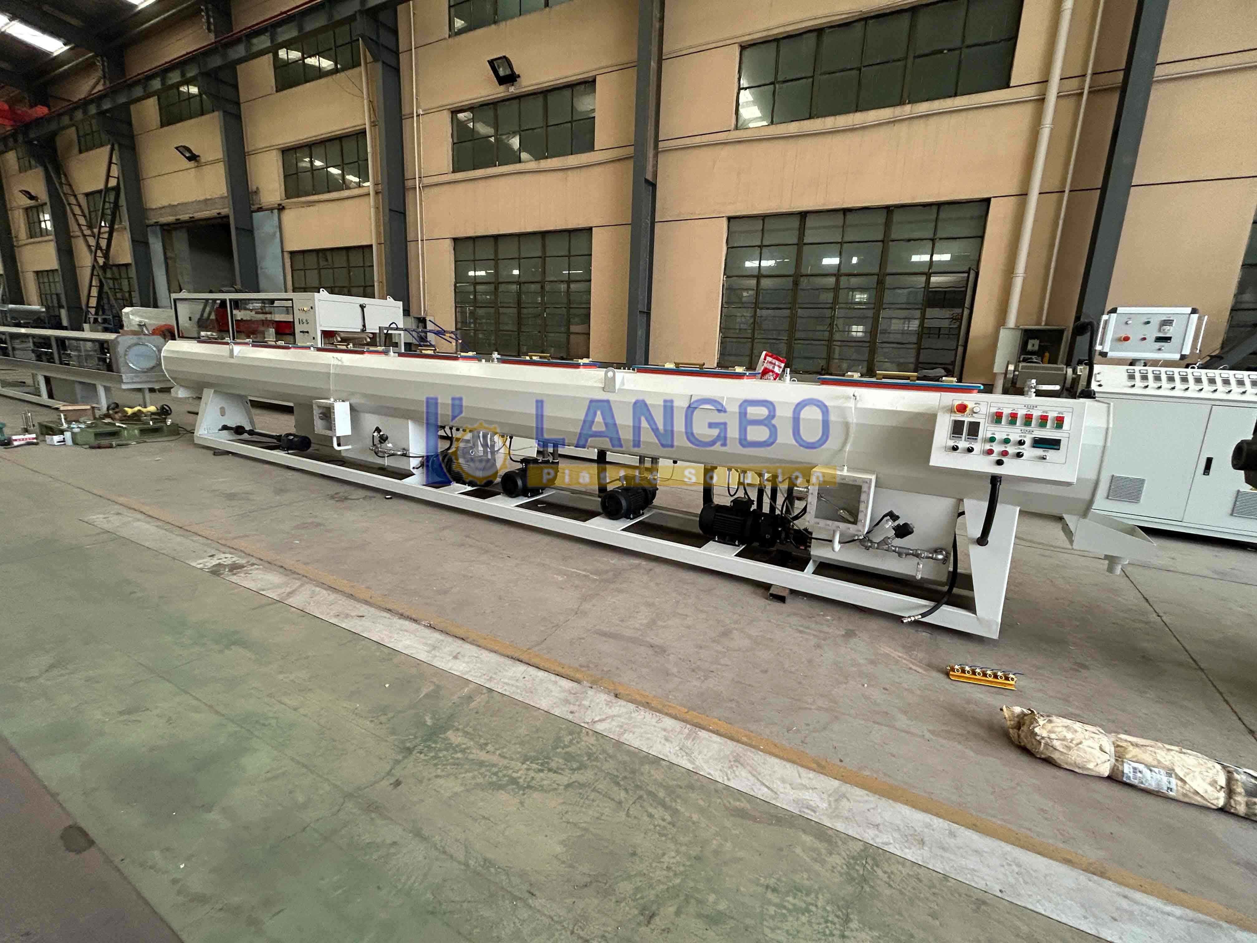 PE Pipe Extrusion Line Providing High Output Capacity And Uniform Pipe Wall Thickness For Various Industries