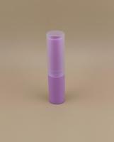 Purple Small Lip Balm Packaging with Clear Matte Smooth Lid for Lipsticks