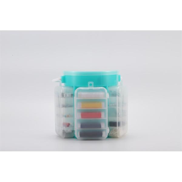 kit de costura de caja diy conjunto de 210 PCS Cesta de plástico de gran tamaño Kit de costura para el hogar Aguja y herramientas de hilo