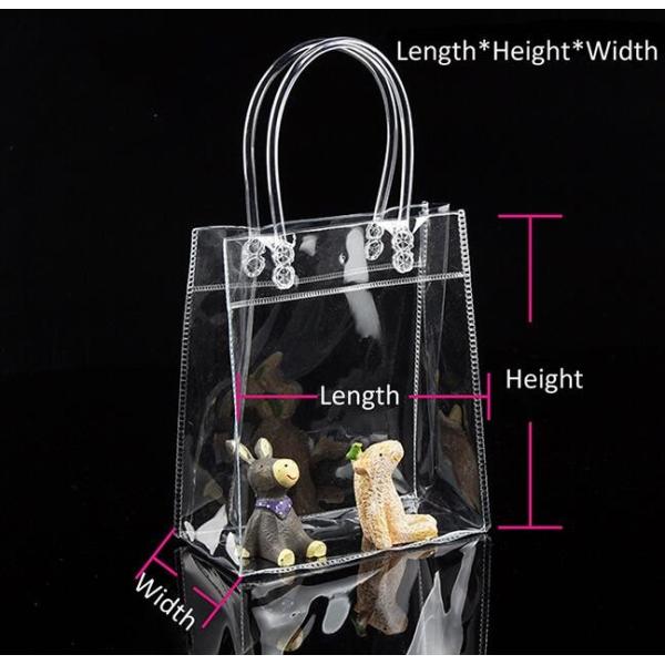 PVC beach Summer Clear Shoulder Bag DIY Transparent Clutch Tote Bag, Tote Handbags Shopping Shoulder Bags, jelly bags