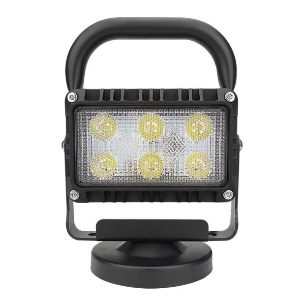 IP67 LED Work Light 18W Work Spot Lights 6000K With Handheld And Cigarette Lighter Plug