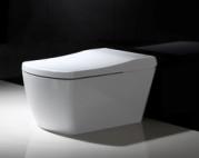Slow Close Spray Rod Power Flush Toilet Integrated Electric Toilet For Bathroom