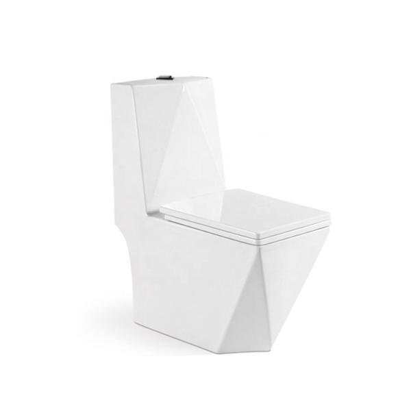 A parte de Diamond Shape Conjoined Toilet One lava para baixo o toalete cerâmico da armadilha de S