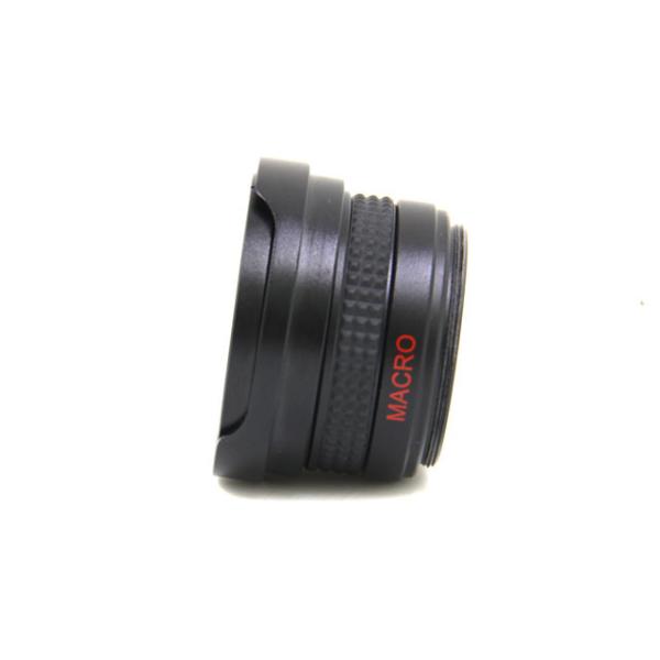 37mm 0.42X Cell Phone Fisheye Lens Attached Lens Aluminum Alloy Optical Lens