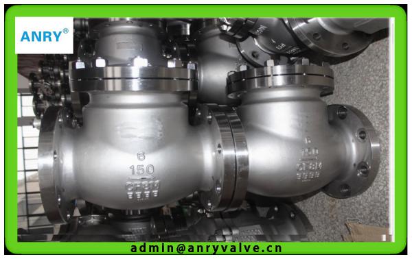 Water Pressure Seal Check Valve SS304 SS316 CF8 CF8M Body Stellite Overlay Disc Swing Check Valve