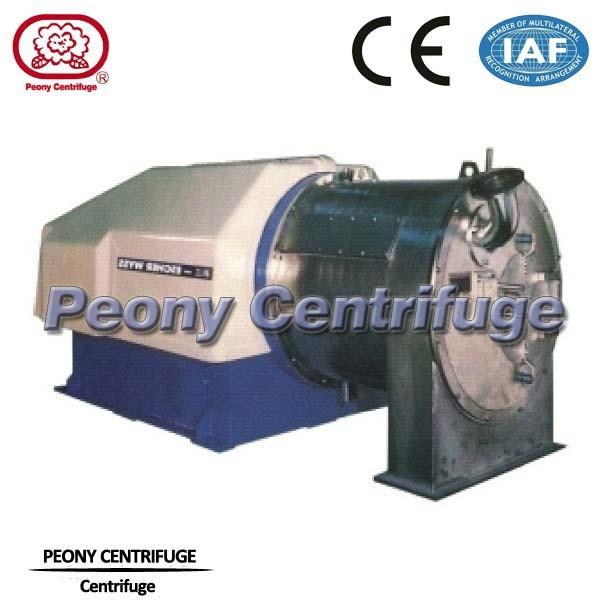 Controle automático de PLC de aço inoxidável 2Etapa Centrífuga de empuxo Centrífuga de sal marinho para desidratação
