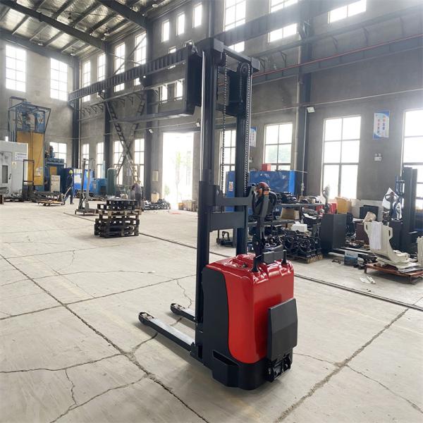 1 Tons 2  Tons Standing Driving Counter-balance Electric Pallet Stacker  Forklift