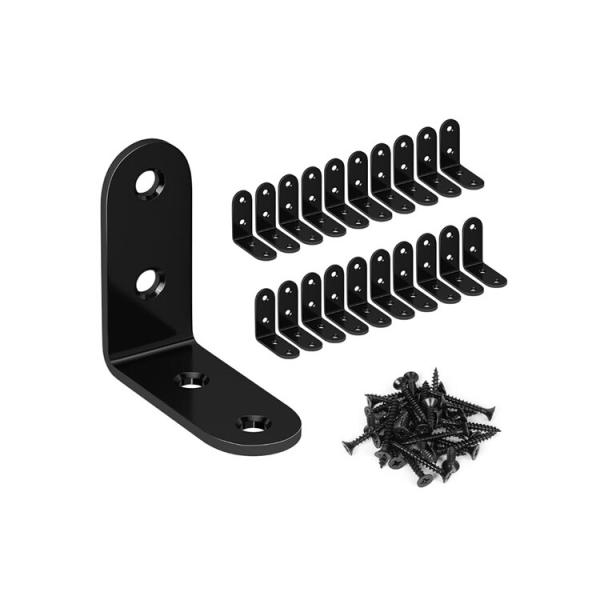 L-Shaped Bracket 90 Degree Wall Mount Angle Furniture Fixing