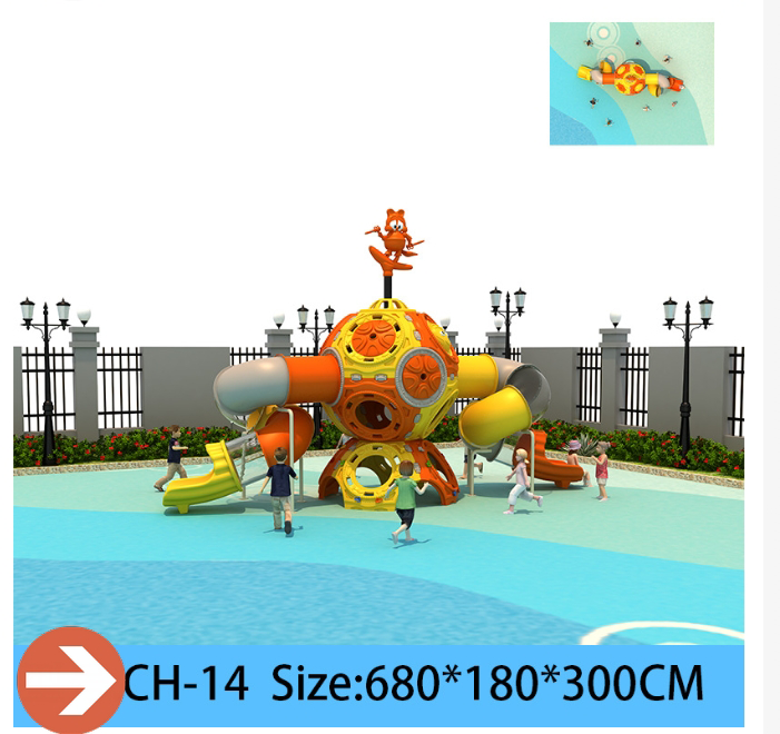 Space Capsule Theme Playground Equipment Custom web Climbers Swings  Plastic Slides for Parks  Kindergartens Safe & Child-Friendly​