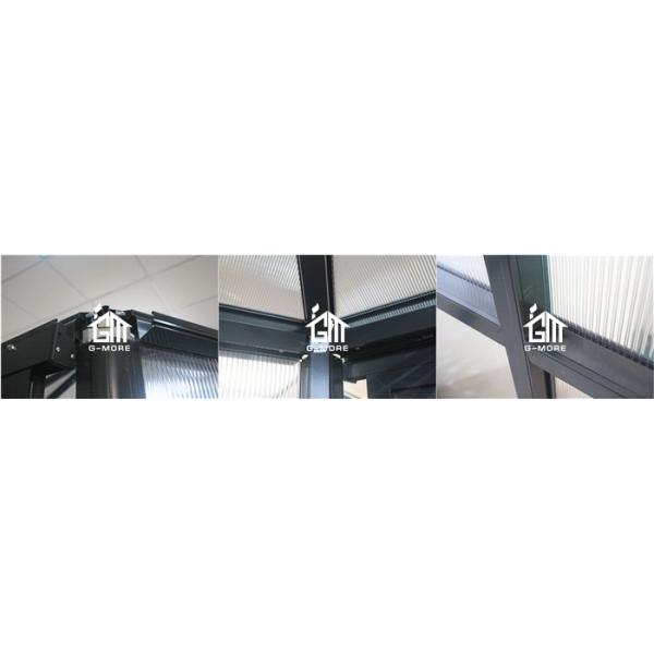 Aluminum Greenhouse-Hexagon Series-320 X 283 X 275CM-Dark Grey Color- PC or Glass