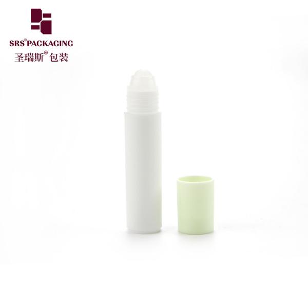 10ml Green Cap White Roller Bottle for Essential Oils/Perfumes with Smooth Finish