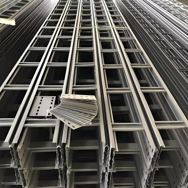 High Corrosion Resistance Ladder Type Cable Tray Made of Steel for Fire Resistance Requirement