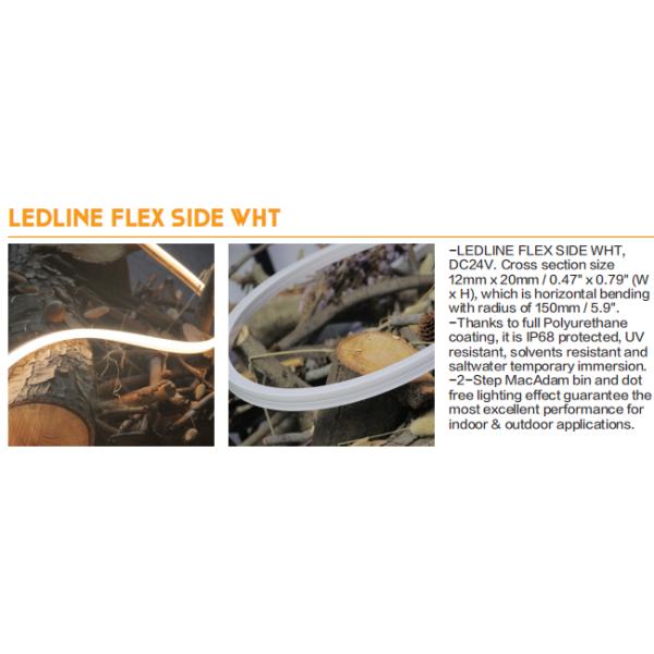 прокладка IP68 теплое белое DC24V полиуретана 3000K гибкая неоновая для крытых & на открытом воздухе применений.